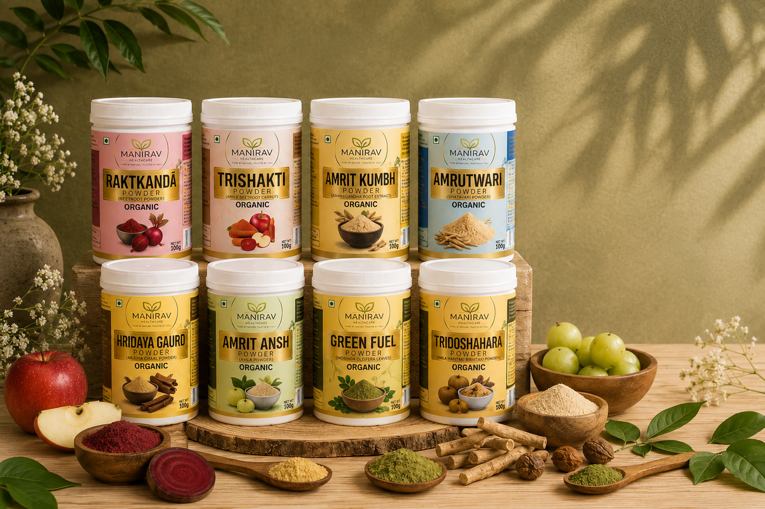 Manirav Traders product promise and wellness raw material supply